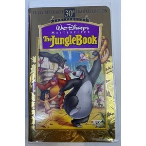 The Jungle Book VHS 1979 Animated‎ 30th Anniversary Limited Edition Disney